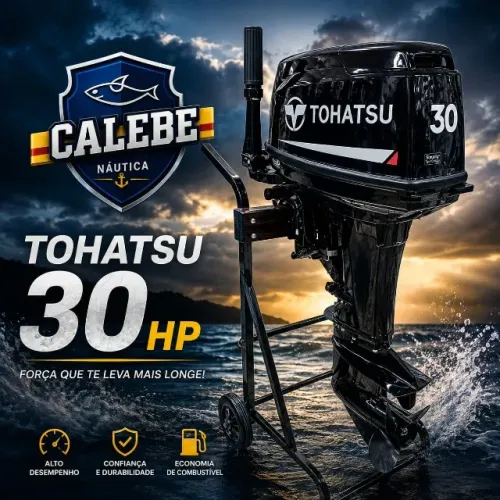 Tohatsu 30 HP com Partida Elétrica - Motor de Popa
