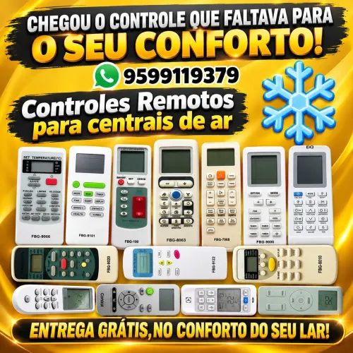 Controles de central de ar condicionado