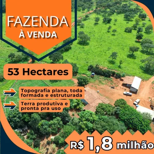 Fazenda 53 hectares em Unaí/Mg