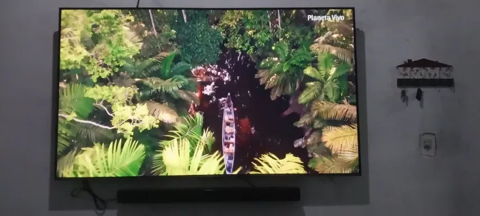 Smart tv mini led c6k + soundbar b450f