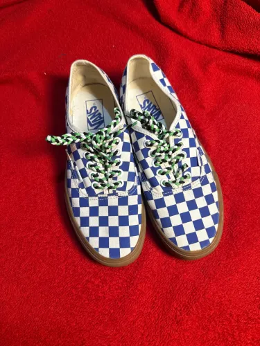Tênis vans authentic blue white original