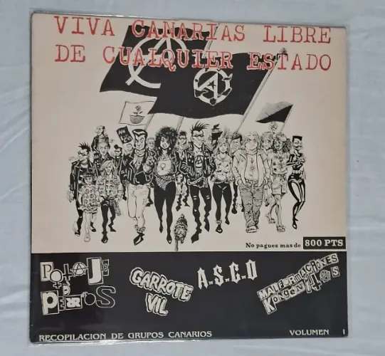 LP VINIL PUNK VIVA CANARIAS Coletânea Espanha P1993