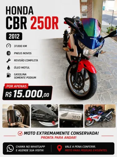 CBR 250R top