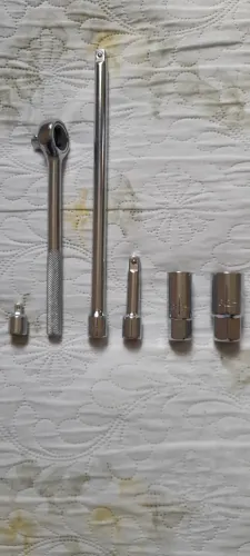 KIT de Chaves de Vela com Catraca e Extensores - 6 peças - (K03)