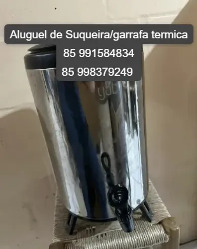 Aluguel de Suqueira Inox 8 Litros