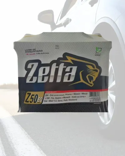 Bateria zetta 50ah