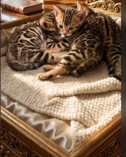 Gatos bengal legítimos 