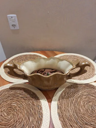 Centro de Mesa Decorativo com Alças