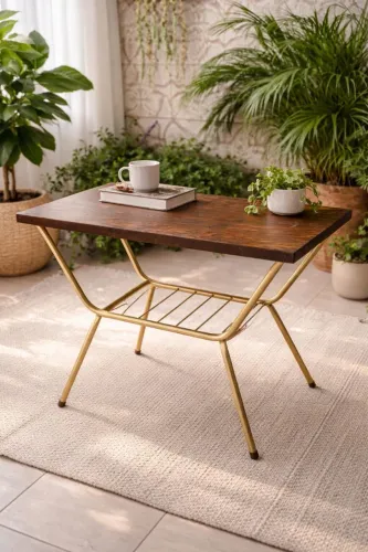 Mesinha de TV Vintage - Anos 60 (Mid-Century