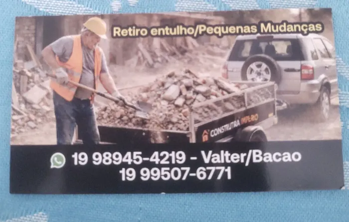 Retiro Entulho, Faço frete Pequenas Mudanças