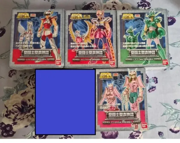Seiya, Shiryu, Ikki e Shun + Aldebaran Cloth Myth