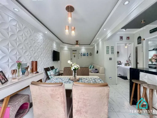 Lindo apartamento de 1 dormitórios a venda na Praia do Itaguá SP