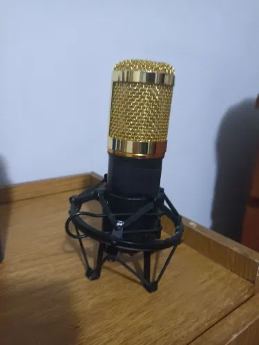 Microfone Condensador Bm800 - Home Estúdios, Podcast, Gravação profissional