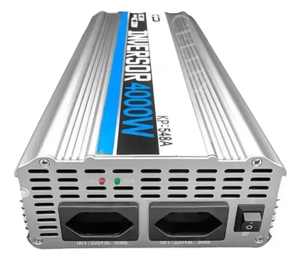 Inversor de Tensão Veicular Knup 4000W, para 24V a 220V com Onda Senoidal Modificada