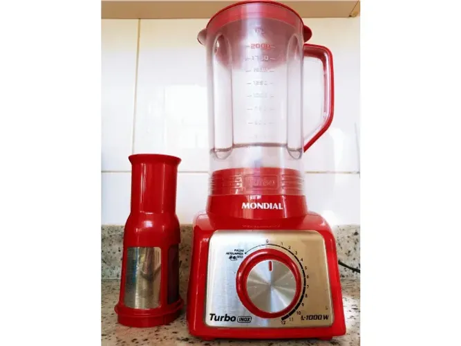 Liquidificador mondial turbo inox L-1000W DEFEITO