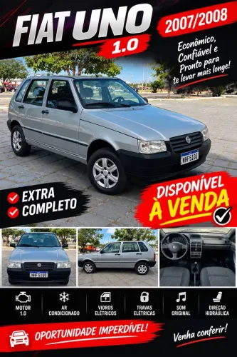 Fiat Uno Mille 1.0 Fire/ F.flex/ Economy 4P 2008