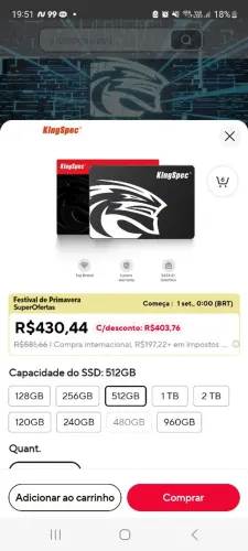 Ssd 512gb Sata 3
