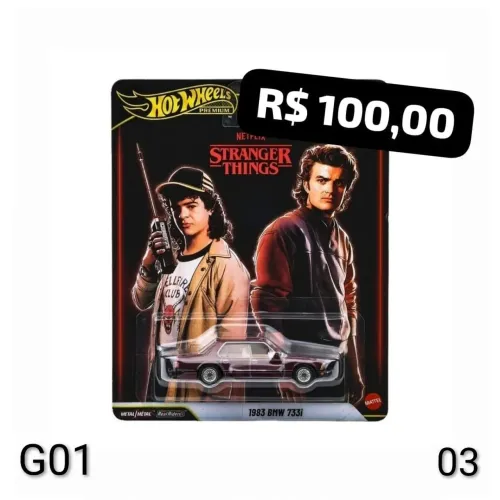 Hotwheels BMW 733i Stranger Things (premium)