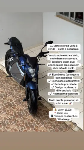Moto elétrica Voltz EVS 2023