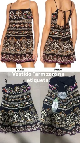 VESTIDO FARM ZERO NA ETIQUETA
