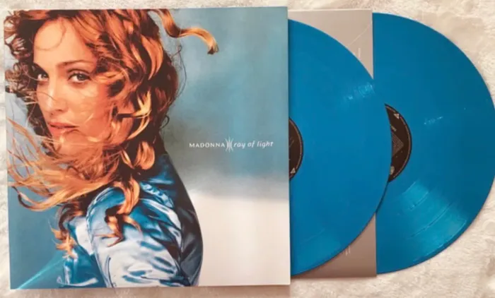 Madonna Ray Of Light Disco de Vinil Duplp LP azul colorido importado