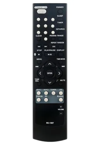 Controle remoto de substituição RC-1307 compatível com receptor de substituição de CD Teac