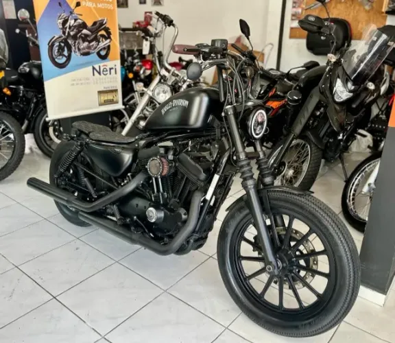 SPORTSTER XL883 XL 883N Iron customizada impecável única! troco moto