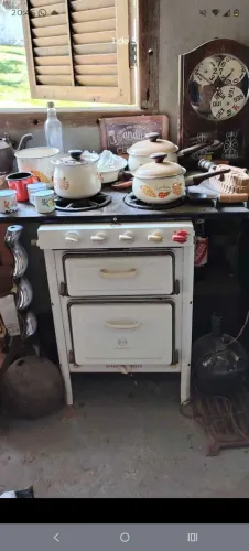 Fogão Atlas Antigo anos 60 Impecável! 3x no cartão - entrego