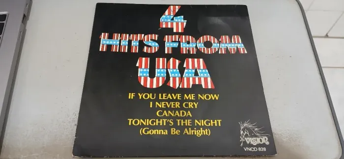 Disco Compacto EP "4 Hits From USA" - Coletânea Ano 1977 - Vintage