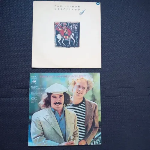 Lote de 2  Lps  Simon And Garfunkel´s  + Graceland Antigos de Coleção  itens de coleção .