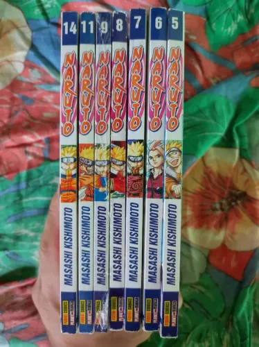 Naruto Pocket vol 5 ao 9, 11 e 14