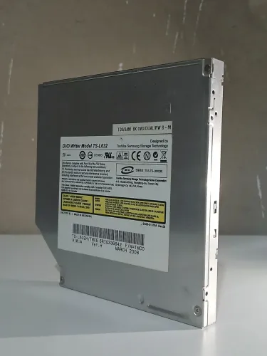 Leitor e Gravador DVD/CD TS-L632 IDE/ATAPI 50 Pinos 8x Toshiba Samsung