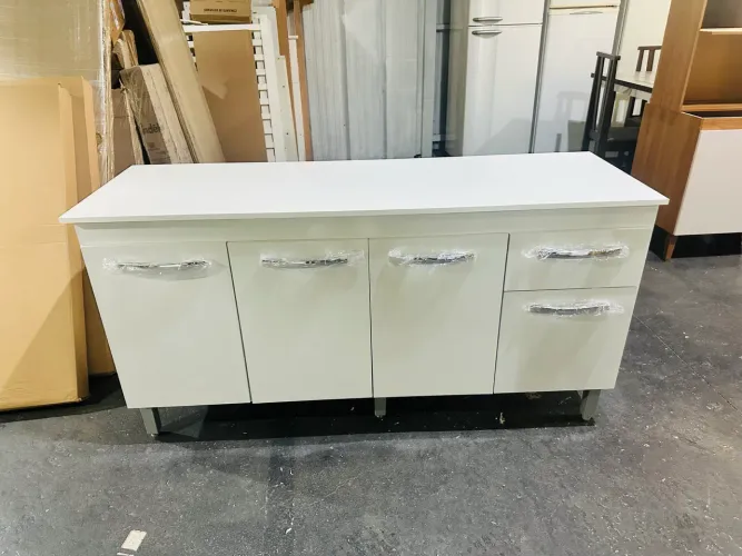 Balcão 1,60 com tampo reto / NOVO / entregamos