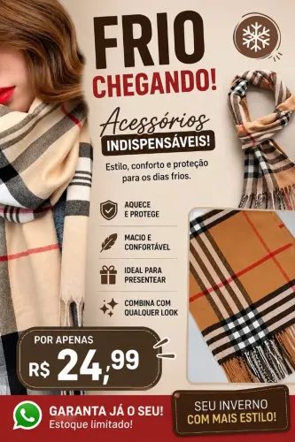 Cachecol xadrez