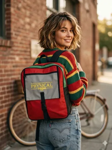 Mochila Academia Escola Faculdade Retrô Unissex