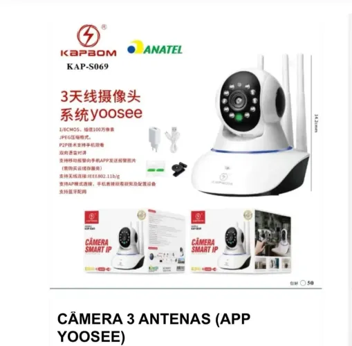 Camera de segurança wi-fi interna