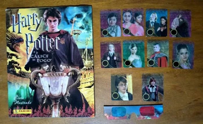 Álbum de Figurinhas Harry Potter e o Cálice de Fogo Falando 1 Figurinha
