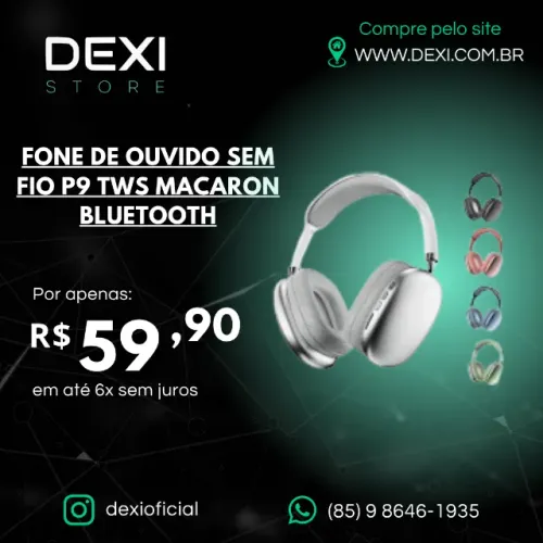 FONE DE OUVIDO SEM FIO P9