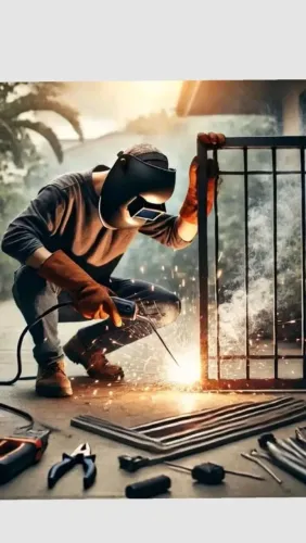 Serviços de reparos simples em portões e grades de ferro