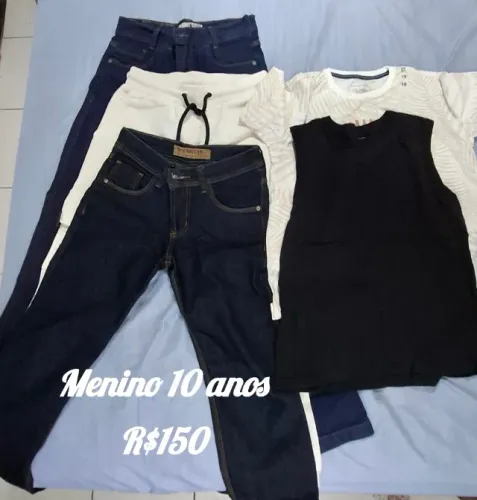 Roupas meninos 10 anos