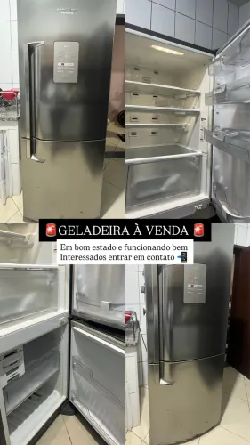 GELADEIRA INVERSE INOX BRASTEMP
