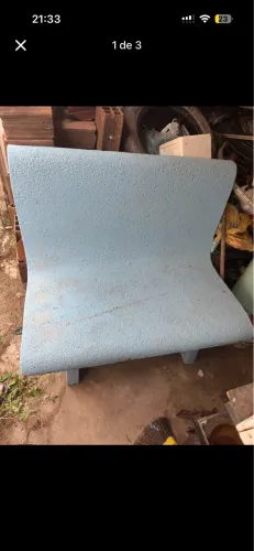 Vendo banco de concreto em bom estado