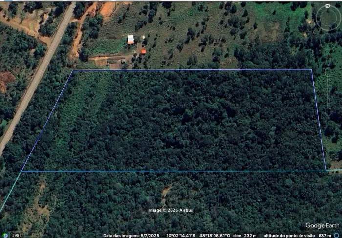 Chácara de 51.000 m² à venda na TO-010 Palmas/TO