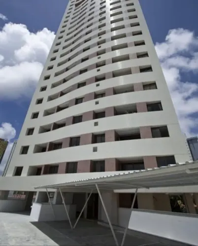 Alugar - Apartamento Projetado em Ponta Negra - 2/4 Suíte - 59m²- Andar Alto - Vista Mar e