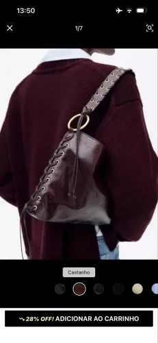 Bolsa da zara na etiqueta 