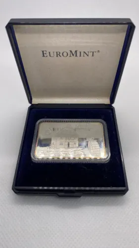 Medalha Barra de Prata EuroMint Kierspe 2004 Rönsahl com Certificado