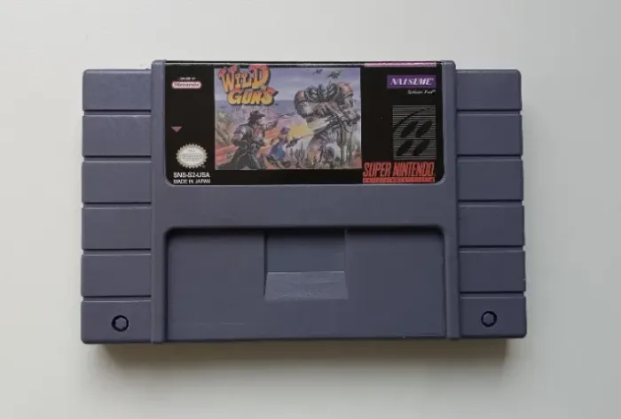 Cartucho Jogo Wild Guns Super Nintendo