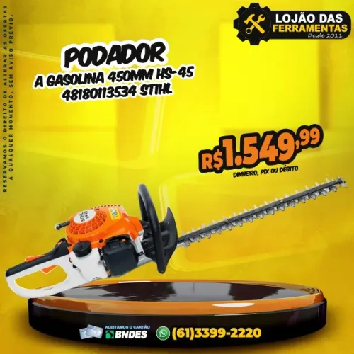 Podador a Gasolina 450mm HS-45  * Stihl