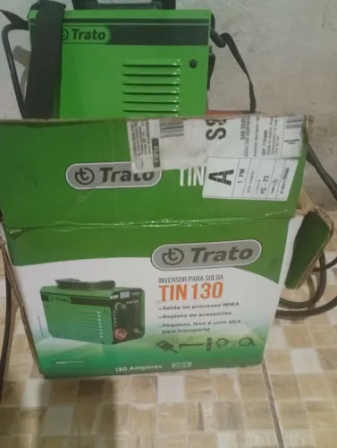 Máquina de solda portátil.