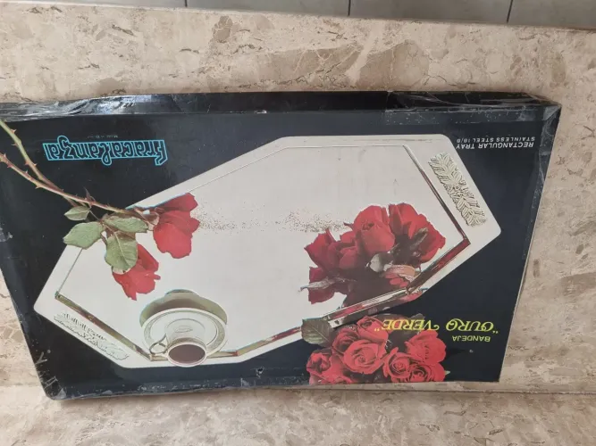 Bandeja retangular Stainless Steel 18/8 da Fracalanza